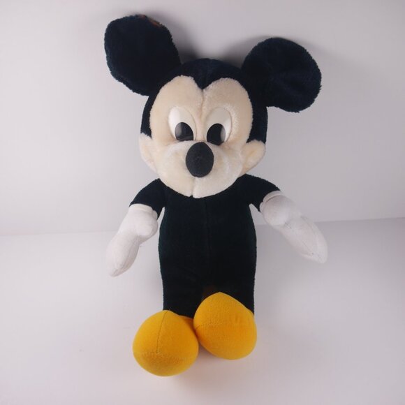 Vintage Disney Mickey Mouse Plush 12" Stuffed Animal - Picture 1 of 8